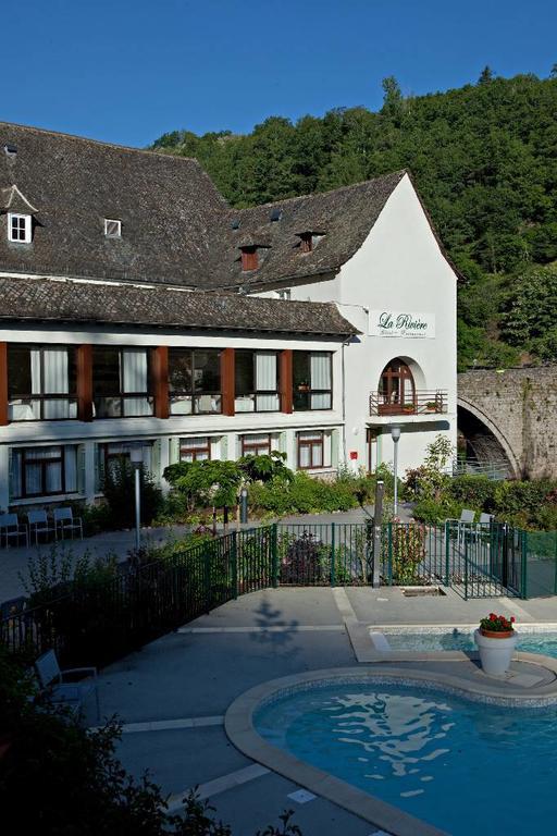 Hotel La Riviere Entraygues-sur-Truyère Buitenkant foto